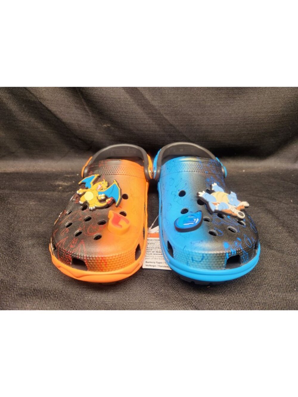 Crocs Classic Clog Pokémon Charizard vs. Blastoise Mens Size 13 NEW WITH TAGS! - Picture 2 of 9